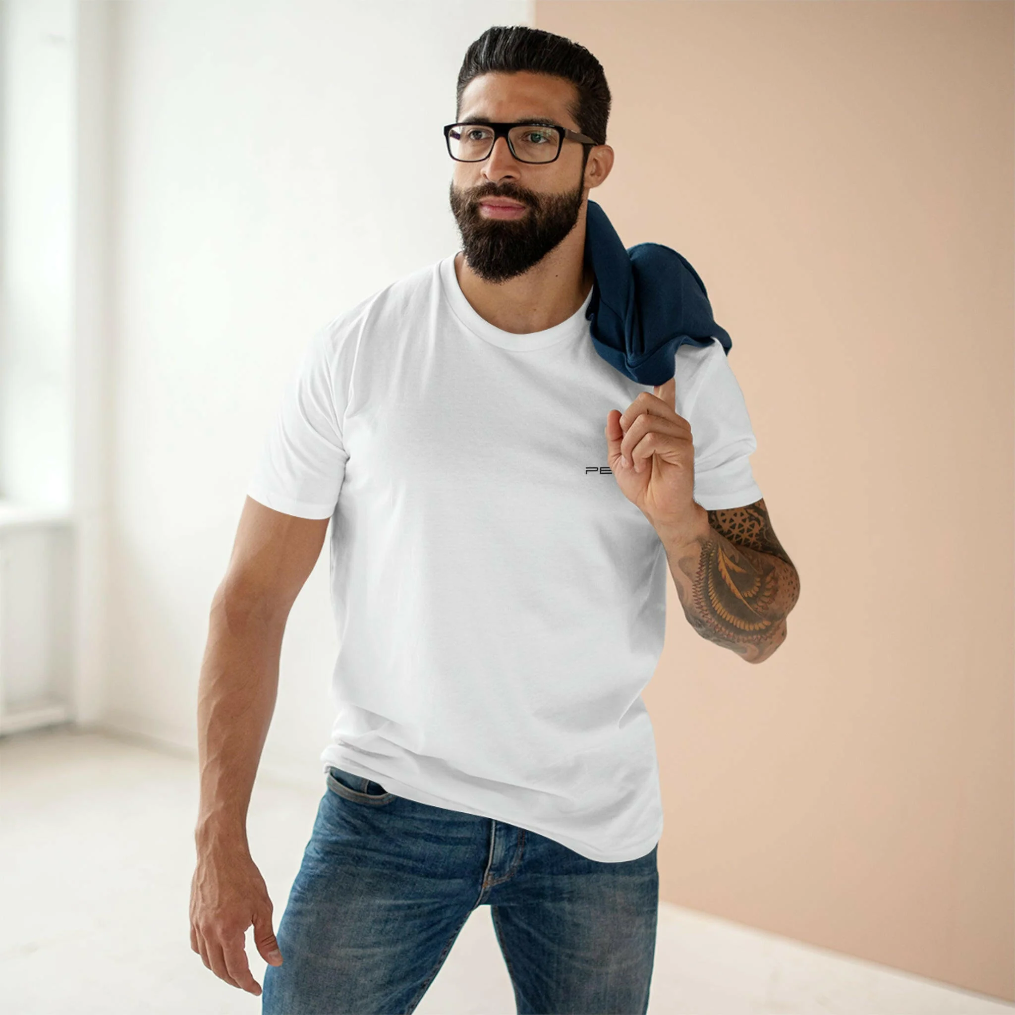 PEAK Men's Staple Tee 002 (Available in 7 Colors) - Image 27