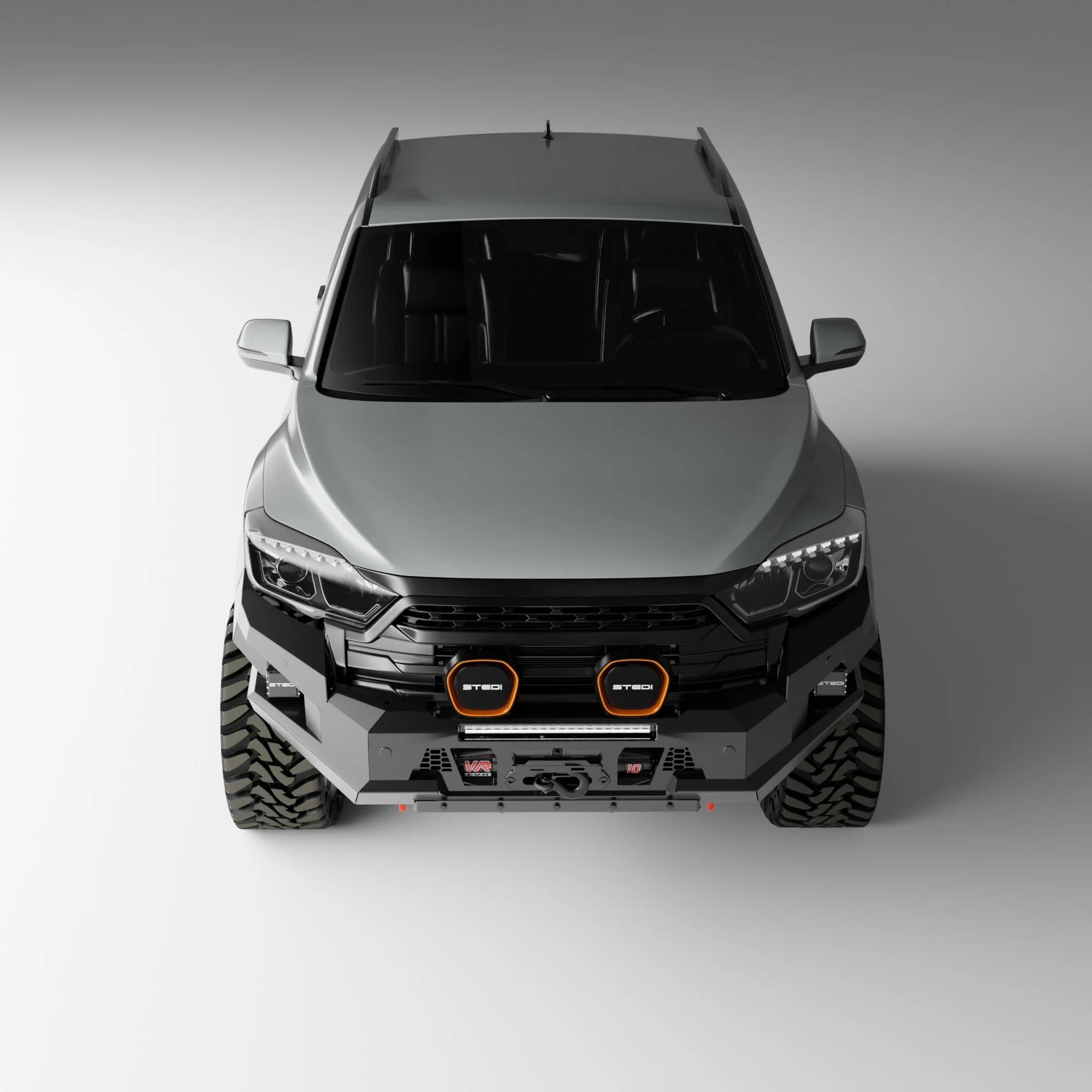 PEAK M1 NightHawk Steel Bull Bar For KGM SsangYong Musso (No Loop) - Image 10