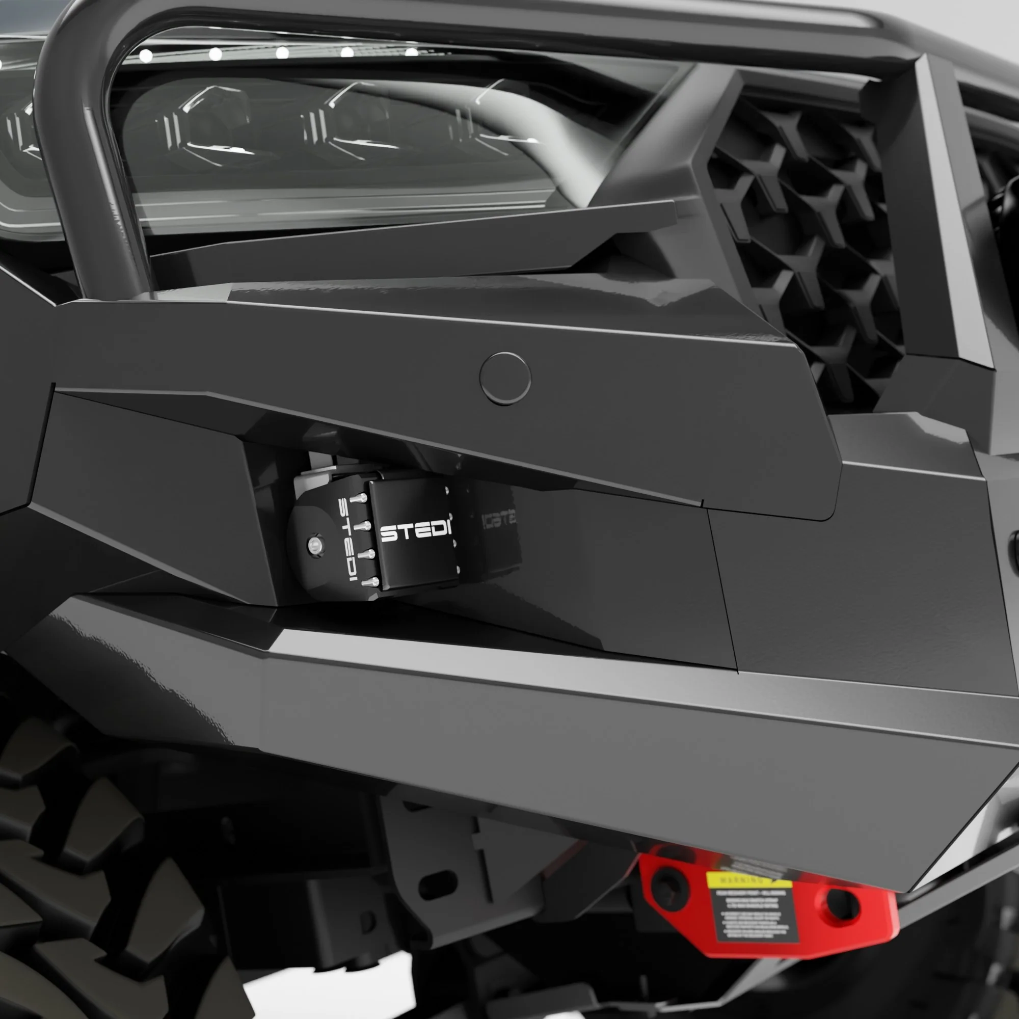 PEAK M1 NightHawk Steel Bull Bar For KGM SsangYong Musso (No Loop) - Image 12