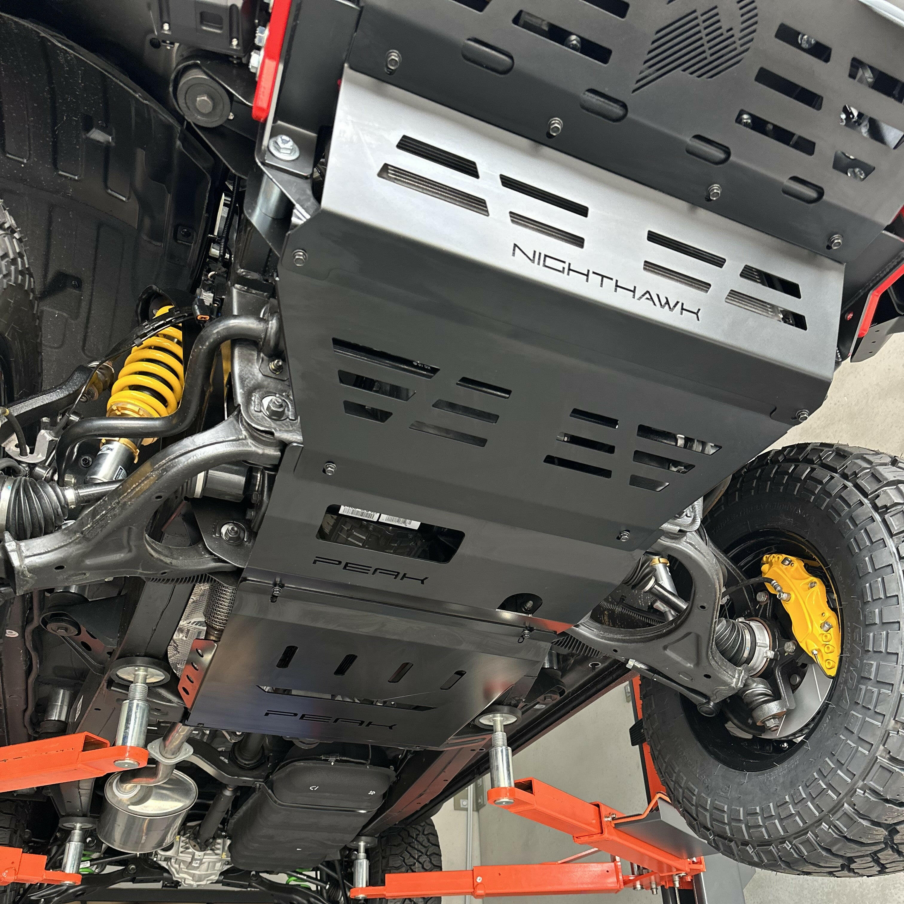 PEAK Steel Skid Plate #3 - Transmission (BLACK) for KGM SsangYong Musso & Rexton - Image 3